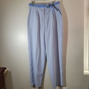 Talbott Striped Pants with Belt